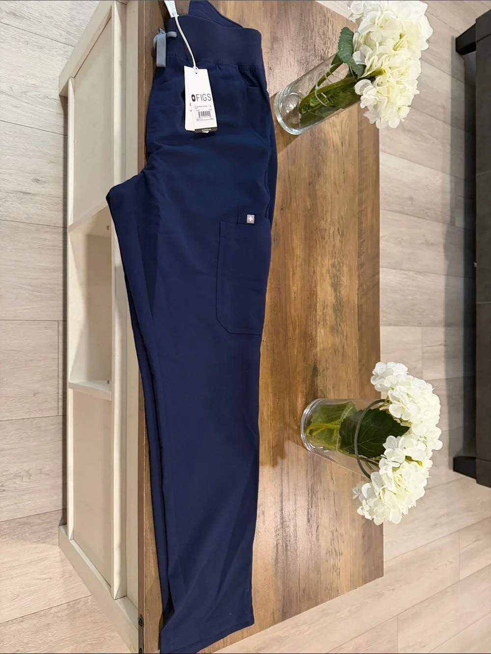 Figs Men's Navy Drawstring Jogger Pants